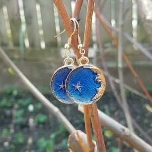 Starry Night Sky Earrings